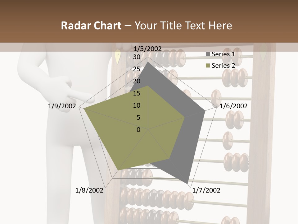 Wooden Mathematics Graphic PowerPoint Template
