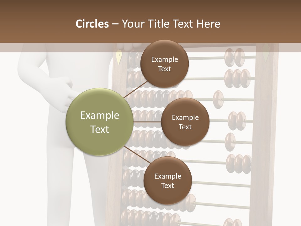 Wooden Mathematics Graphic PowerPoint Template