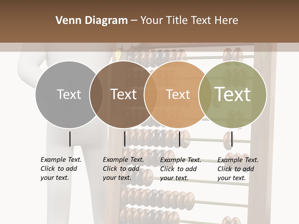 Wooden Mathematics Graphic PowerPoint Template