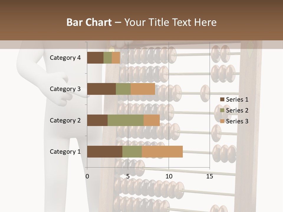 Wooden Mathematics Graphic PowerPoint Template