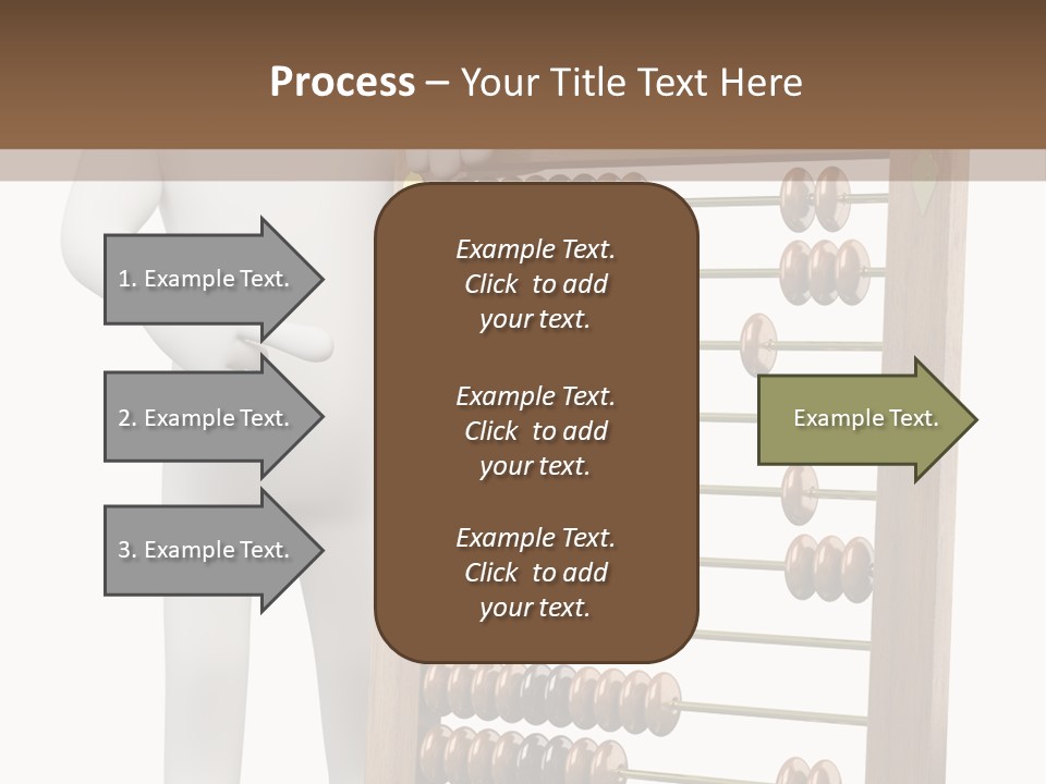 Wooden Mathematics Graphic PowerPoint Template
