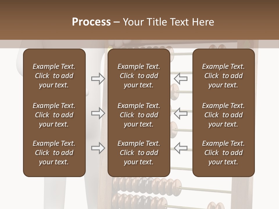 Wooden Mathematics Graphic PowerPoint Template