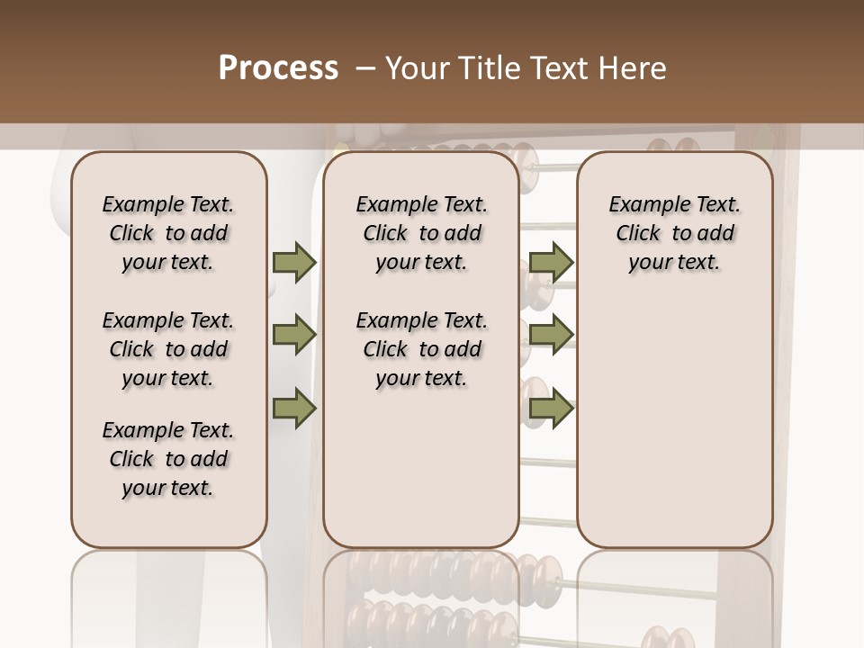 Wooden Mathematics Graphic PowerPoint Template
