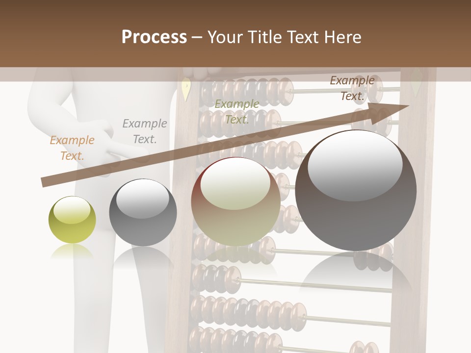 Wooden Mathematics Graphic PowerPoint Template