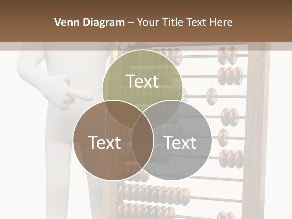 Wooden Mathematics Graphic PowerPoint Template