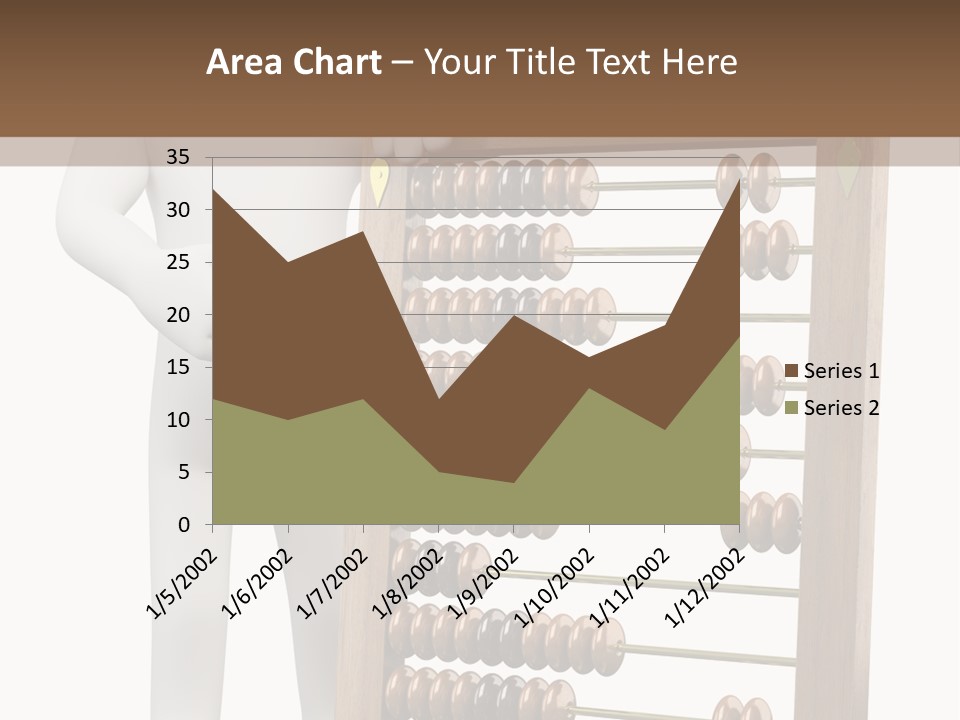 Wooden Mathematics Graphic PowerPoint Template