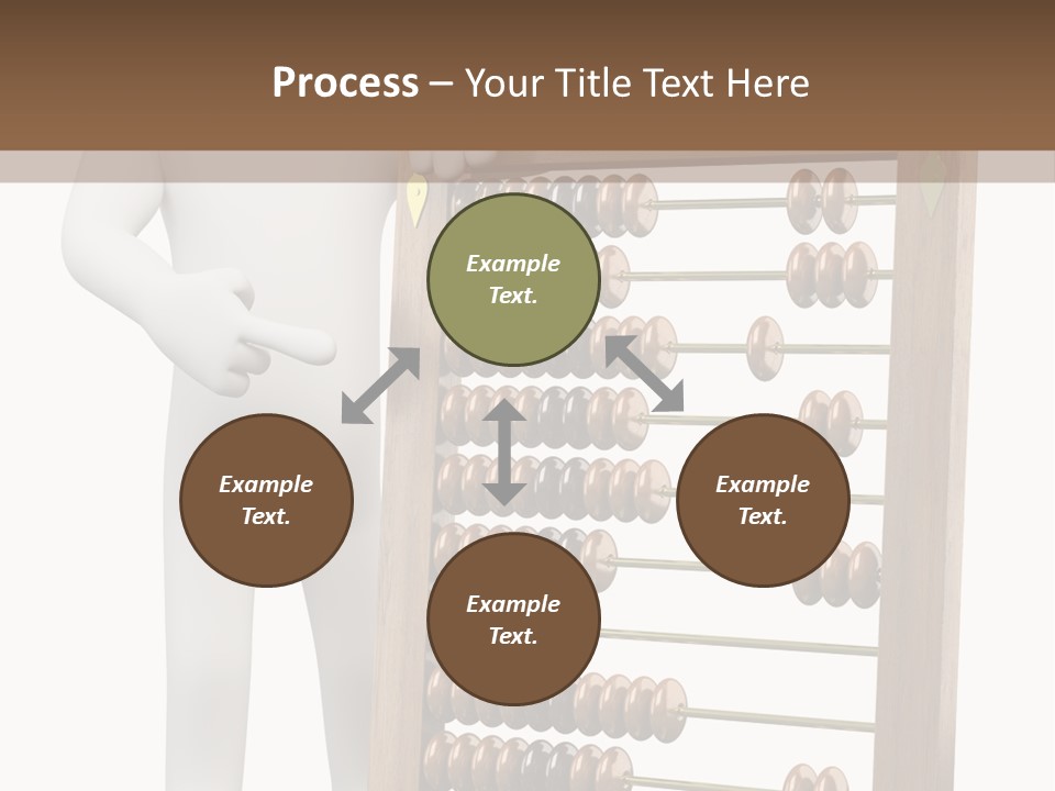 Wooden Mathematics Graphic PowerPoint Template