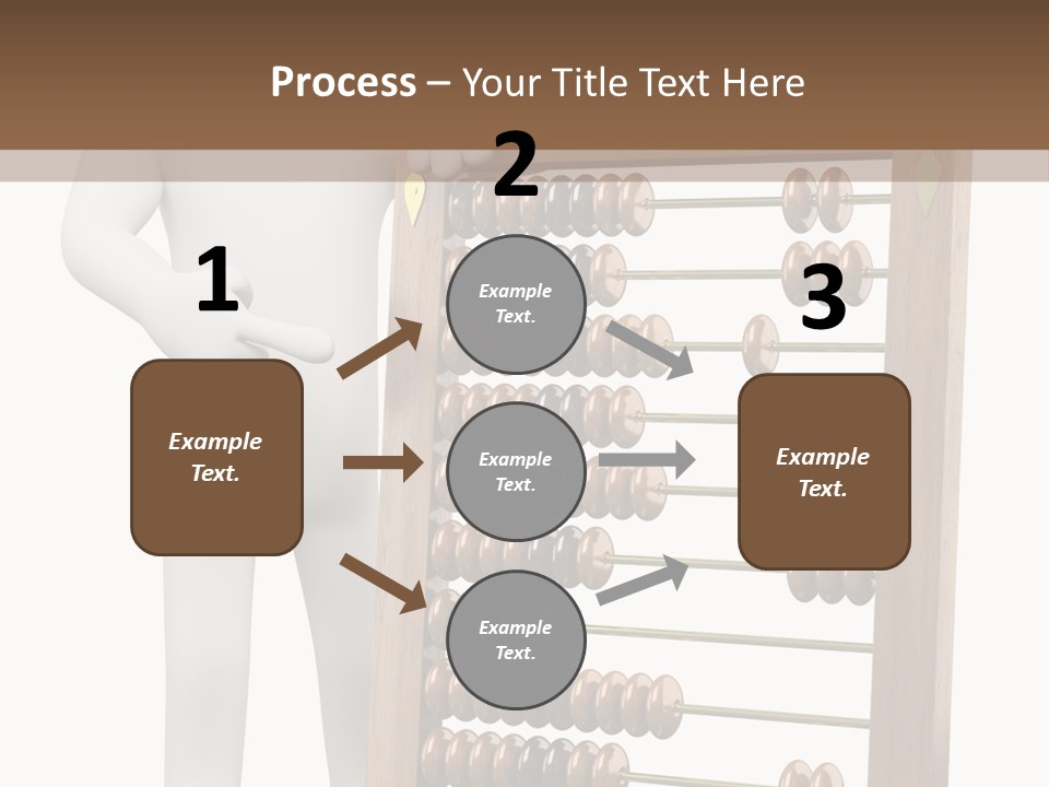 Wooden Mathematics Graphic PowerPoint Template