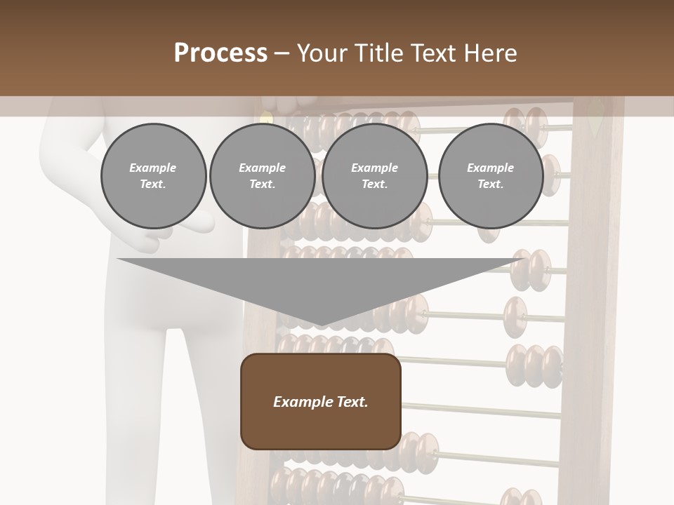 Wooden Mathematics Graphic PowerPoint Template