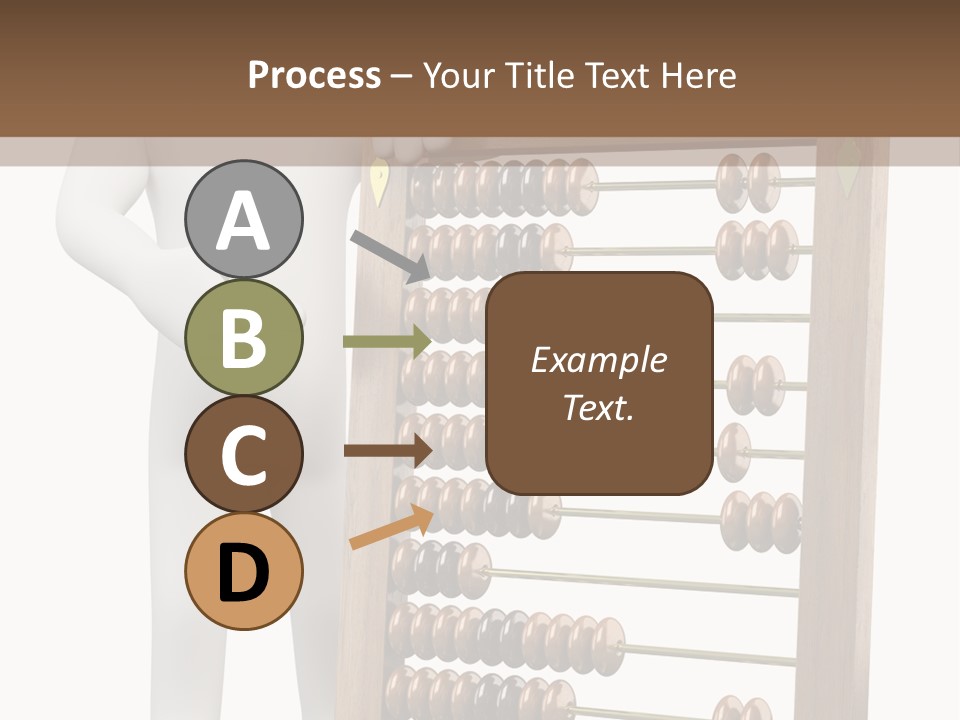 Wooden Mathematics Graphic PowerPoint Template