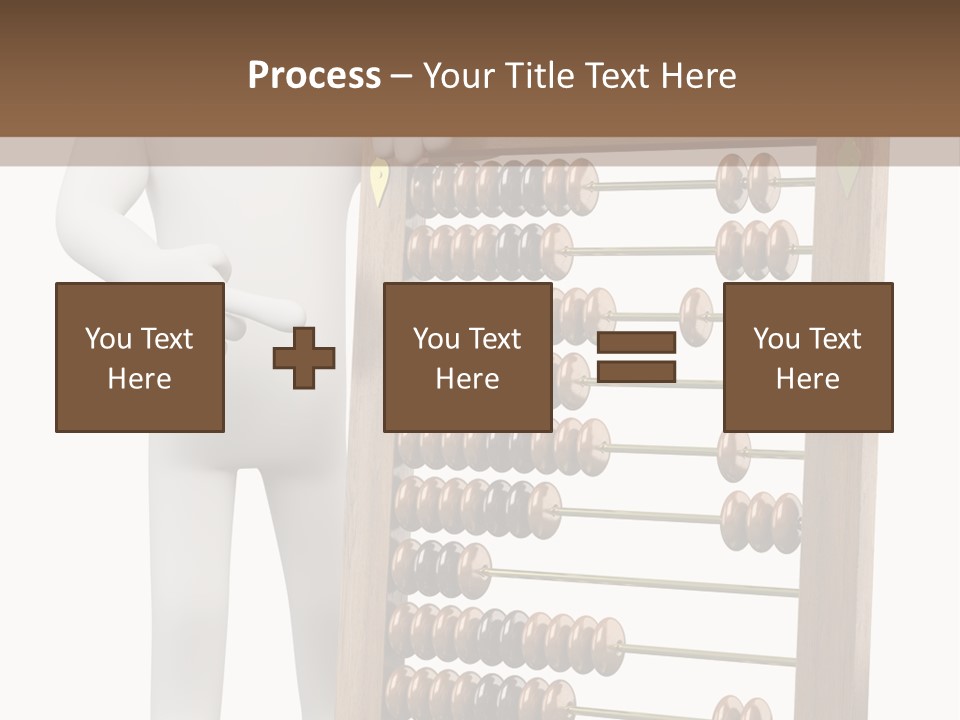 Wooden Mathematics Graphic PowerPoint Template