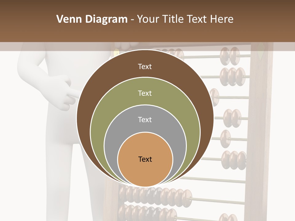 Wooden Mathematics Graphic PowerPoint Template