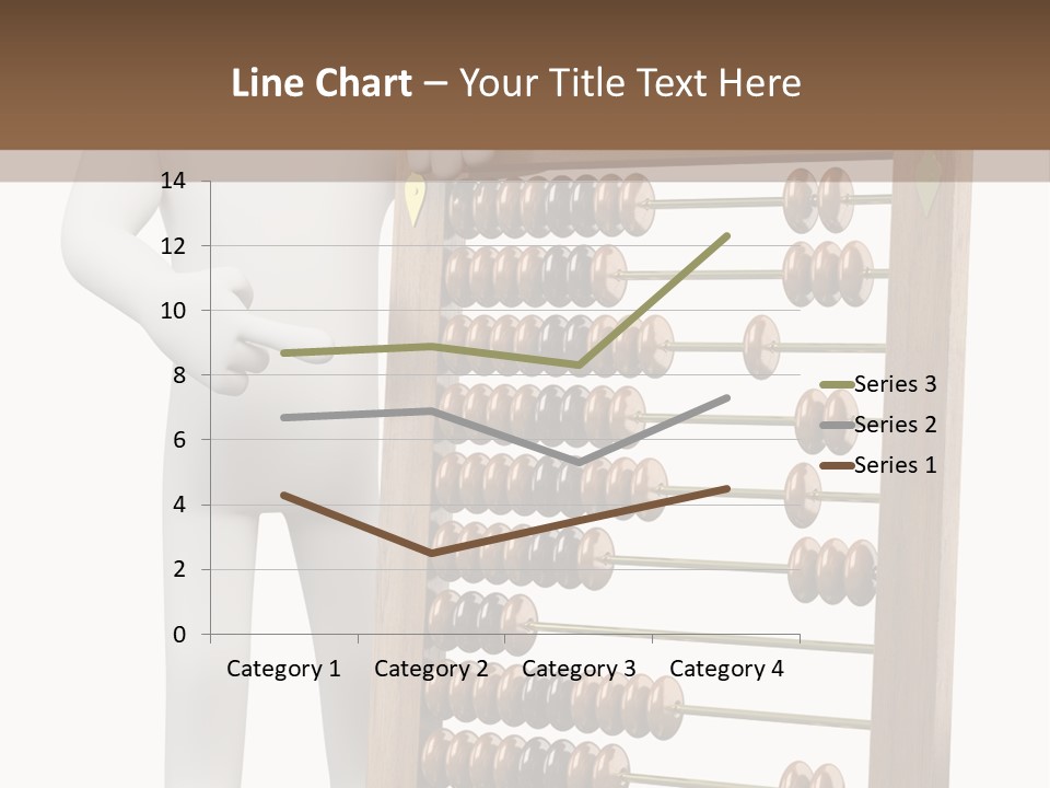 Wooden Mathematics Graphic PowerPoint Template
