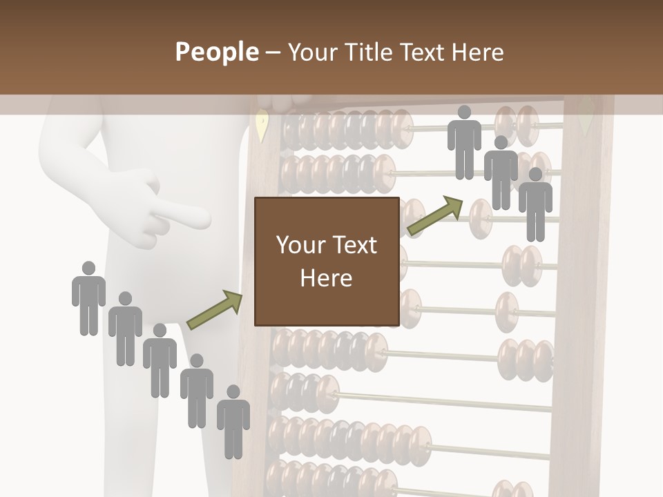 Wooden Mathematics Graphic PowerPoint Template