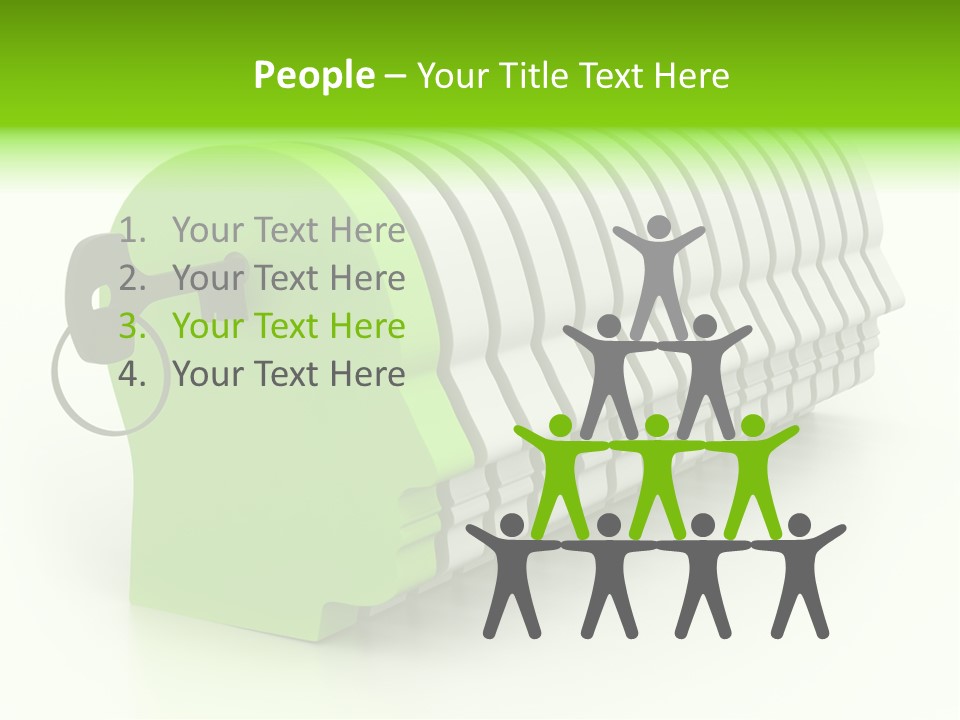 Happy Teamwork Li Ten PowerPoint Template