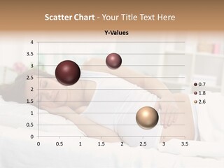 Caucasian Stomach Touching PowerPoint Template