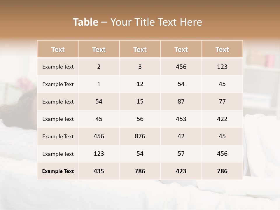 Caucasian Stomach Touching PowerPoint Template