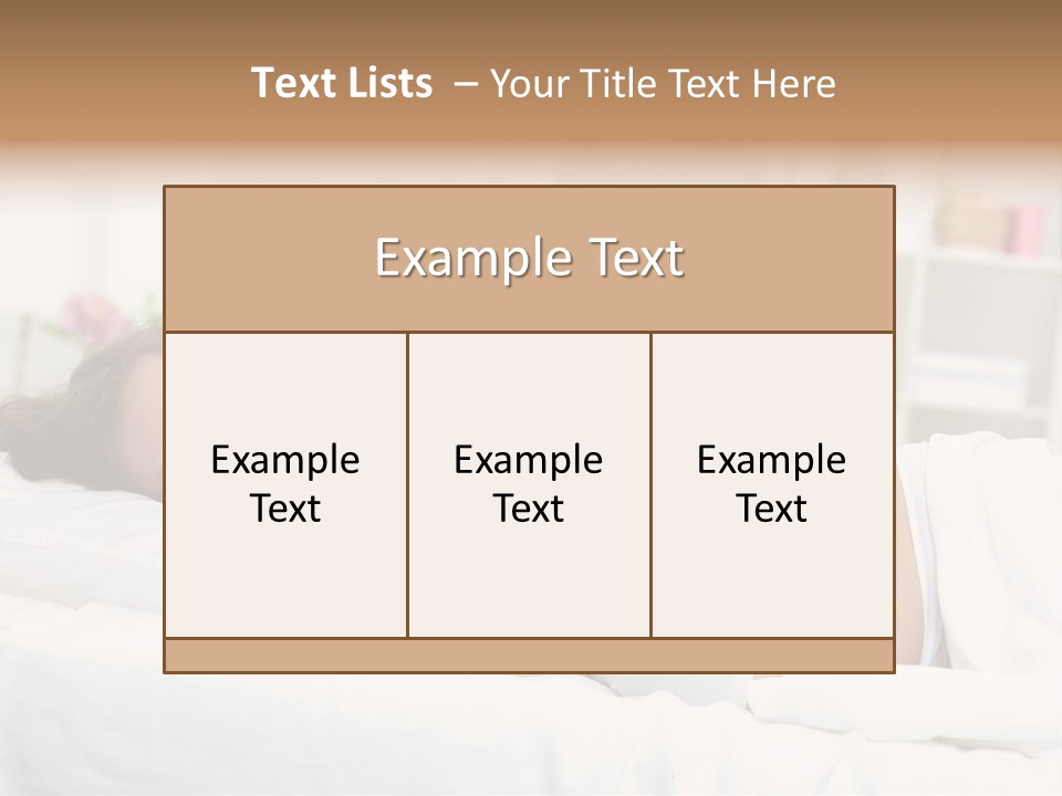 Caucasian Stomach Touching PowerPoint Template