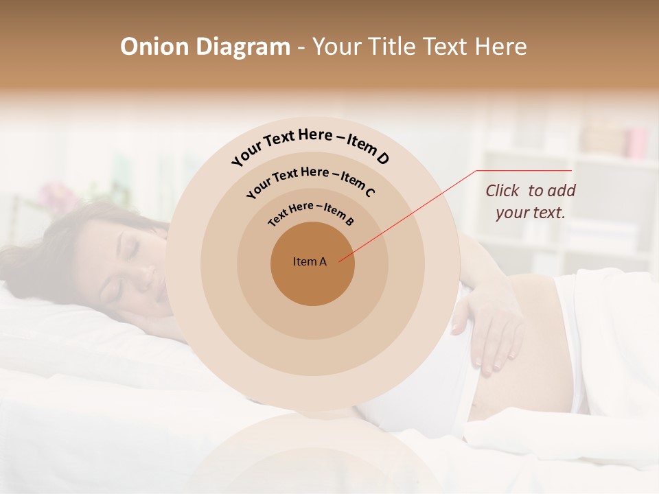Caucasian Stomach Touching PowerPoint Template