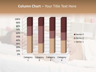 Caucasian Stomach Touching PowerPoint Template