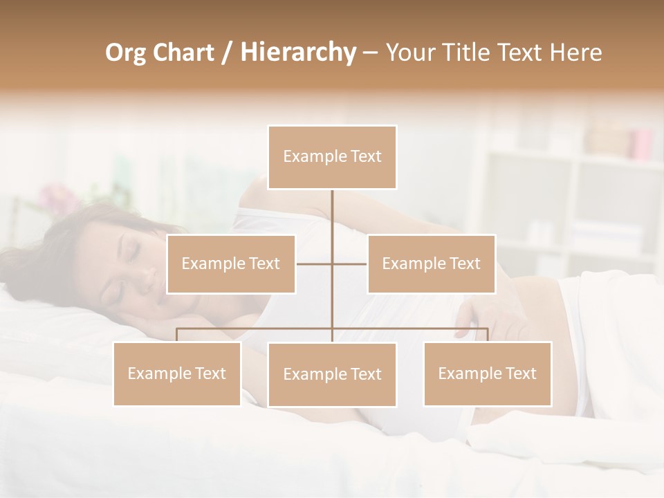 Caucasian Stomach Touching PowerPoint Template