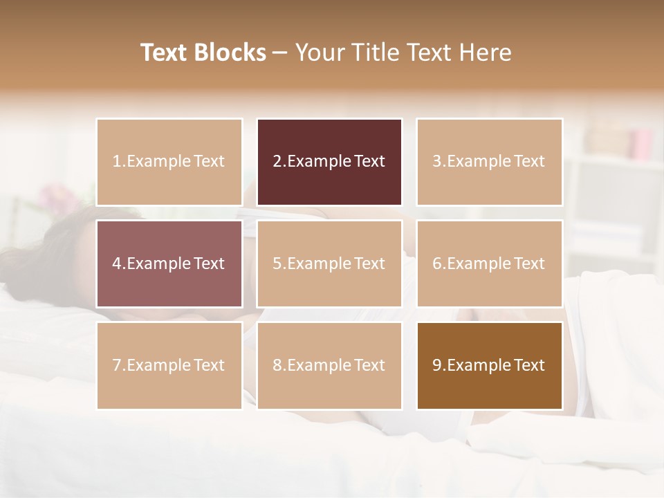 Caucasian Stomach Touching PowerPoint Template