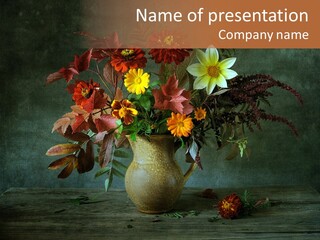 Artistic Season Classical PowerPoint Template