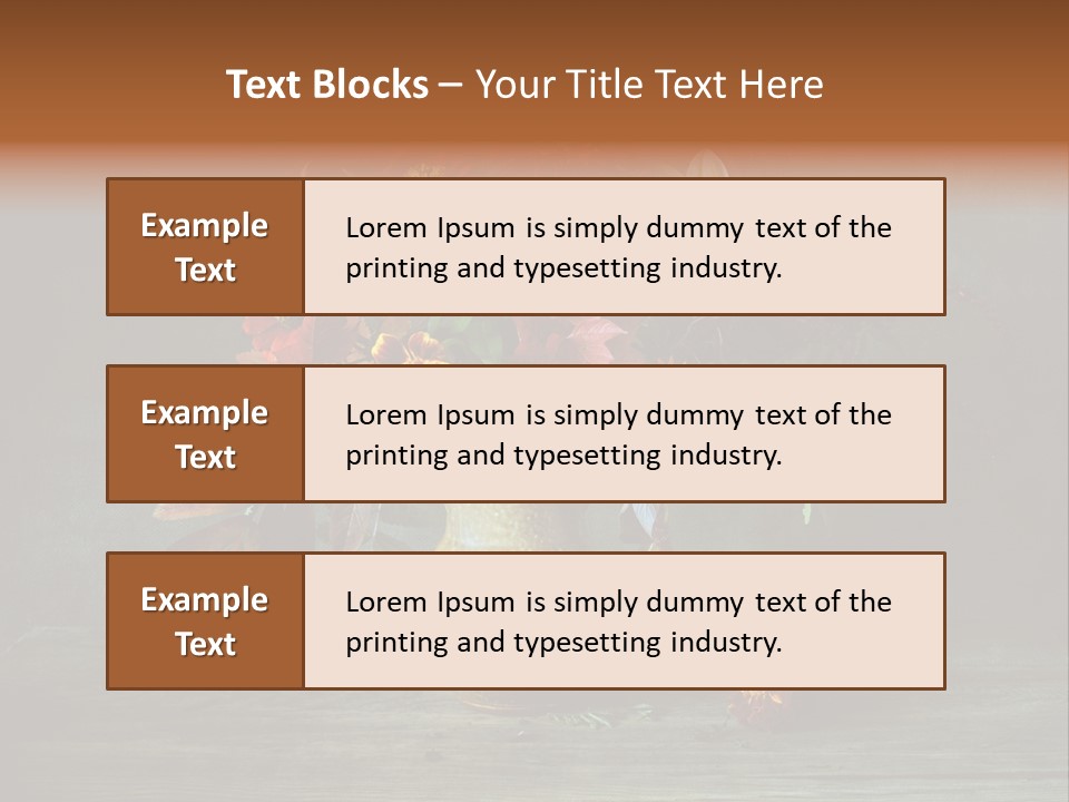 Artistic Season Classical PowerPoint Template