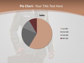 Gray Businessman Gangster PowerPoint Template