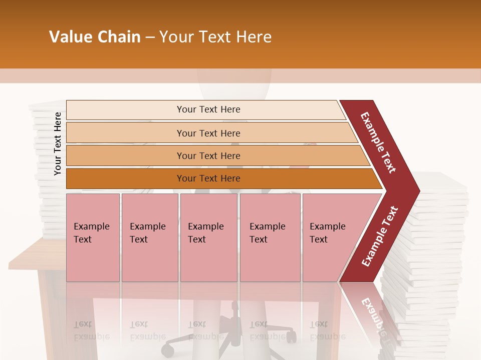 Executive Sitting Expression PowerPoint Template
