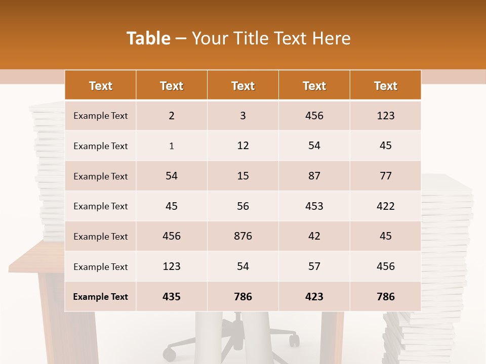 Executive Sitting Expression PowerPoint Template