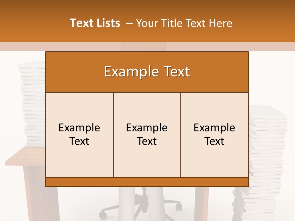 Executive Sitting Expression PowerPoint Template
