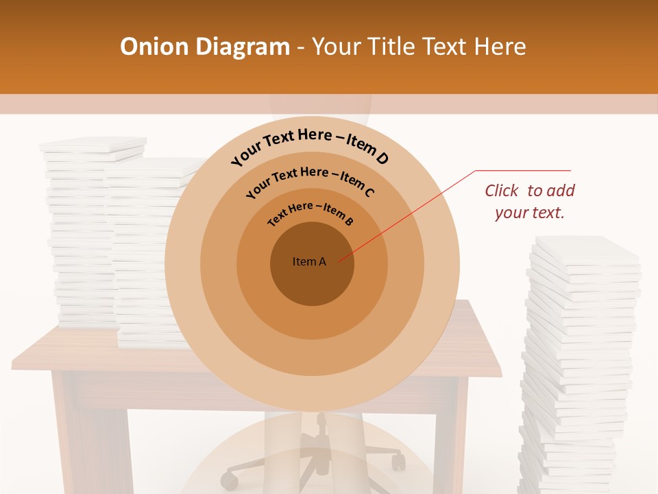 Executive Sitting Expression PowerPoint Template