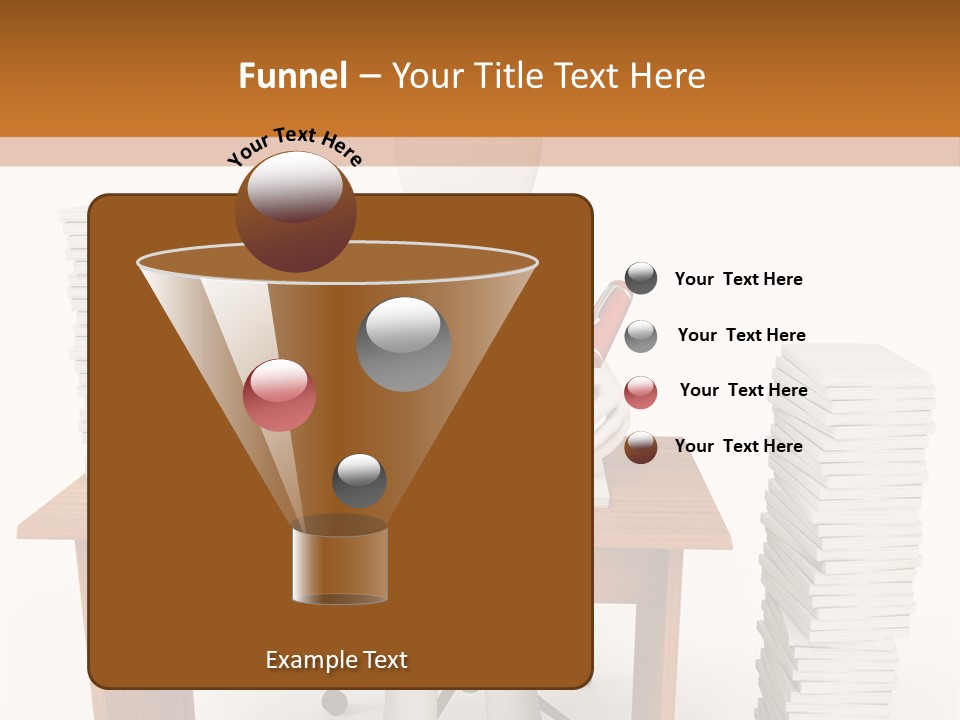 Executive Sitting Expression PowerPoint Template