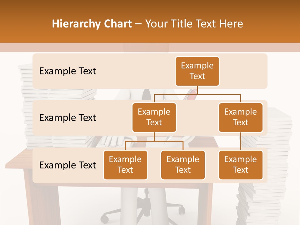 Executive Sitting Expression PowerPoint Template