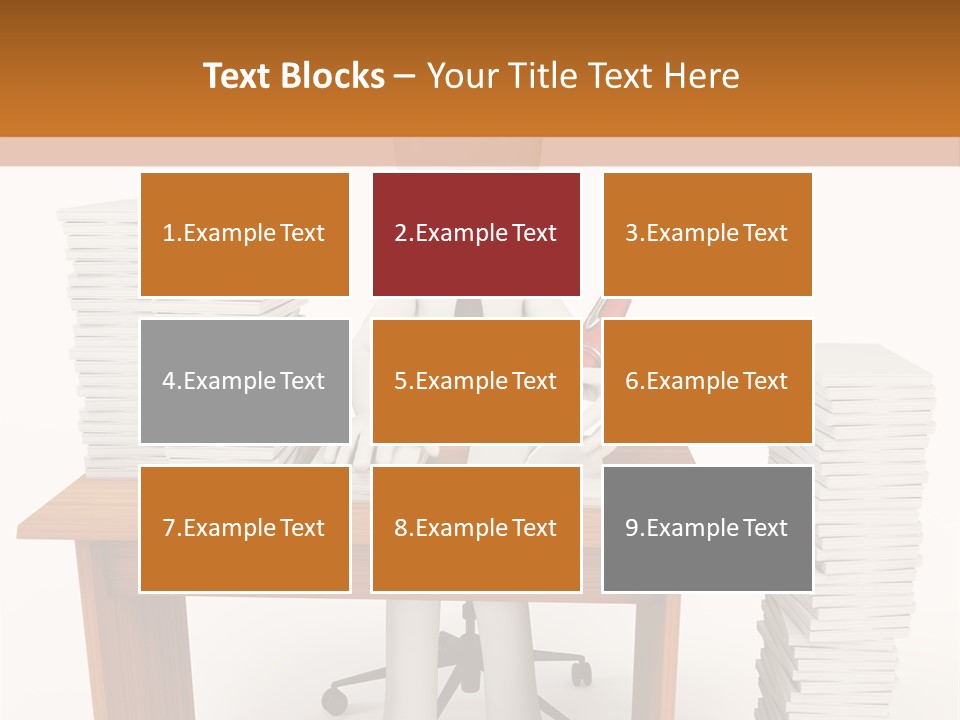 Executive Sitting Expression PowerPoint Template