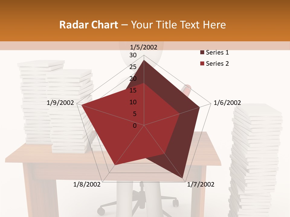 Executive Sitting Expression PowerPoint Template