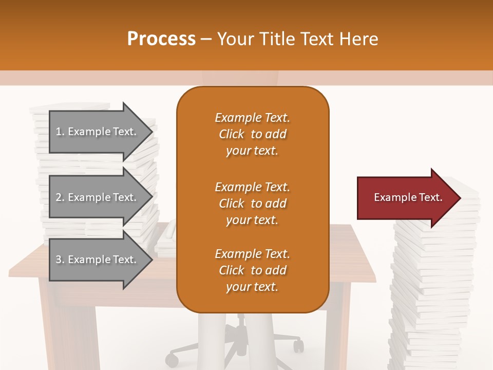 Executive Sitting Expression PowerPoint Template