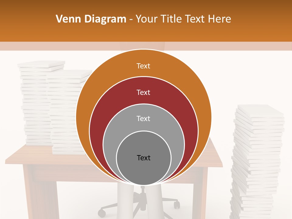 Executive Sitting Expression PowerPoint Template