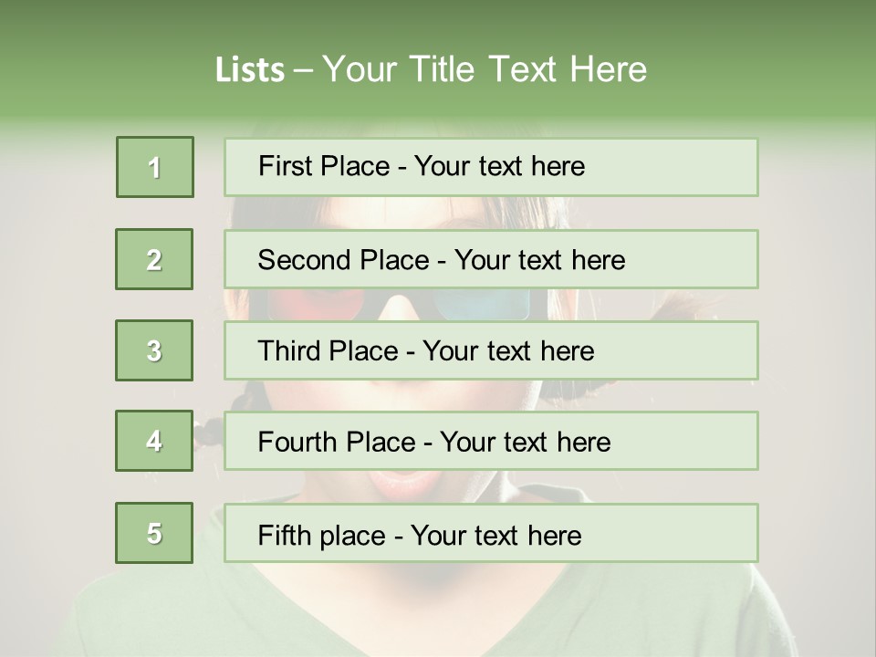Kid Film Person PowerPoint Template