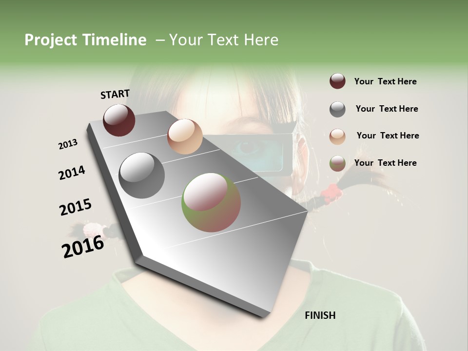 Kid Film Person PowerPoint Template