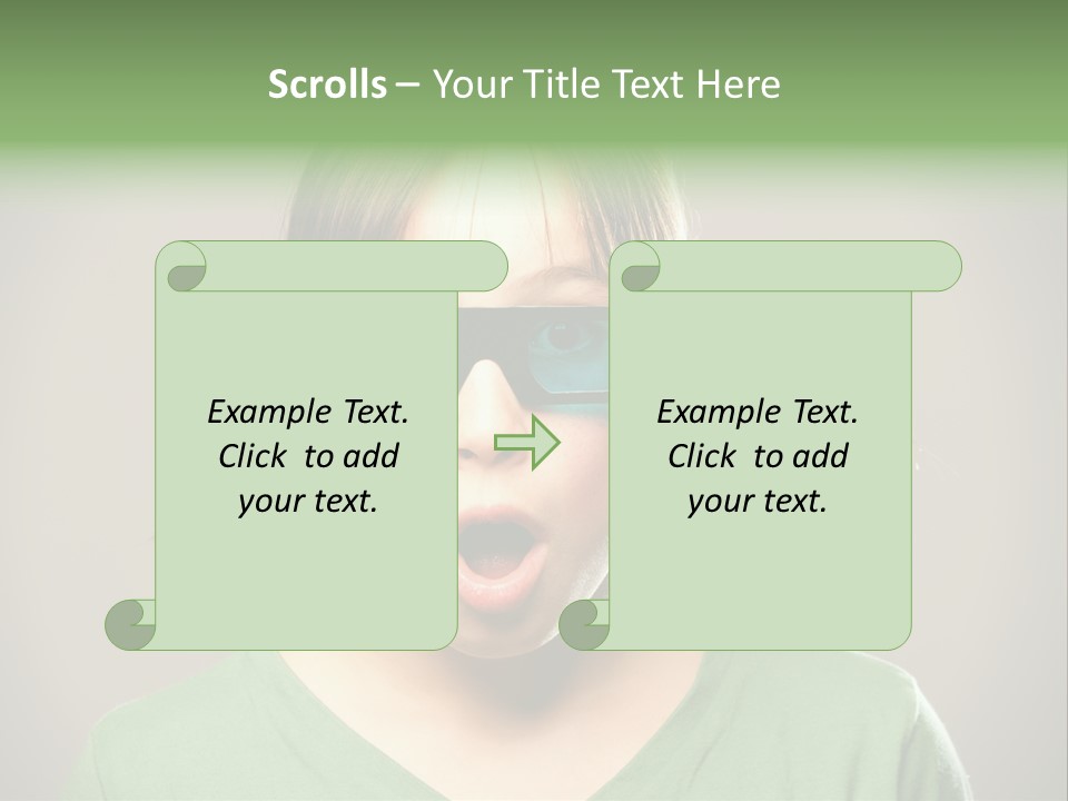 Kid Film Person PowerPoint Template