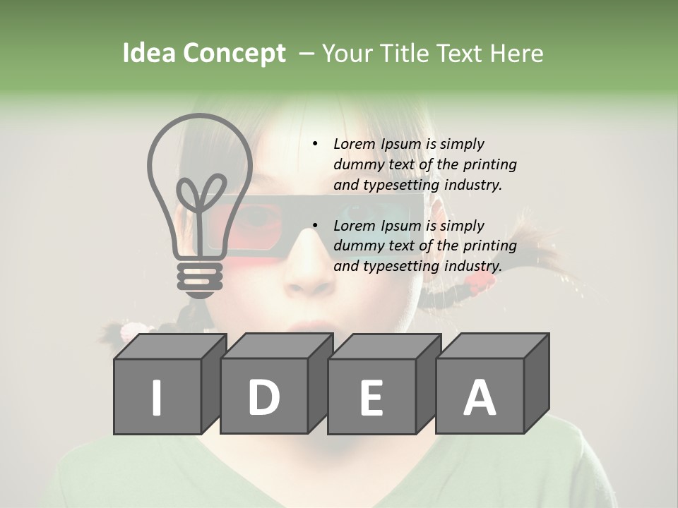 Kid Film Person PowerPoint Template