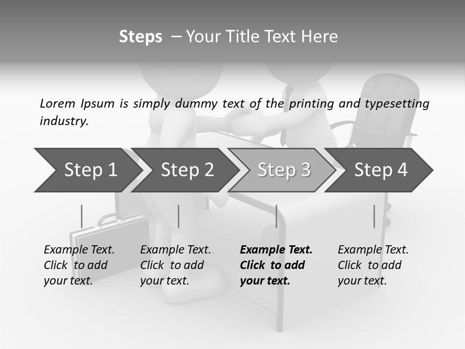 Table Business Job PowerPoint Template