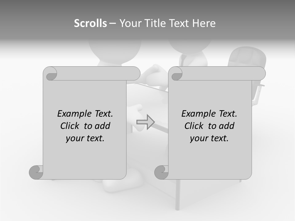 Table Business Job PowerPoint Template
