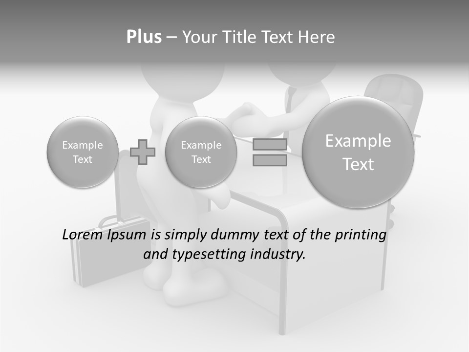 Table Business Job PowerPoint Template