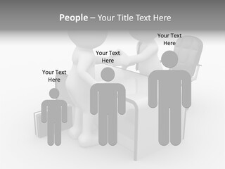 Table Business Job PowerPoint Template