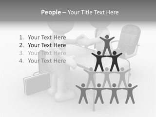 Table Business Job PowerPoint Template