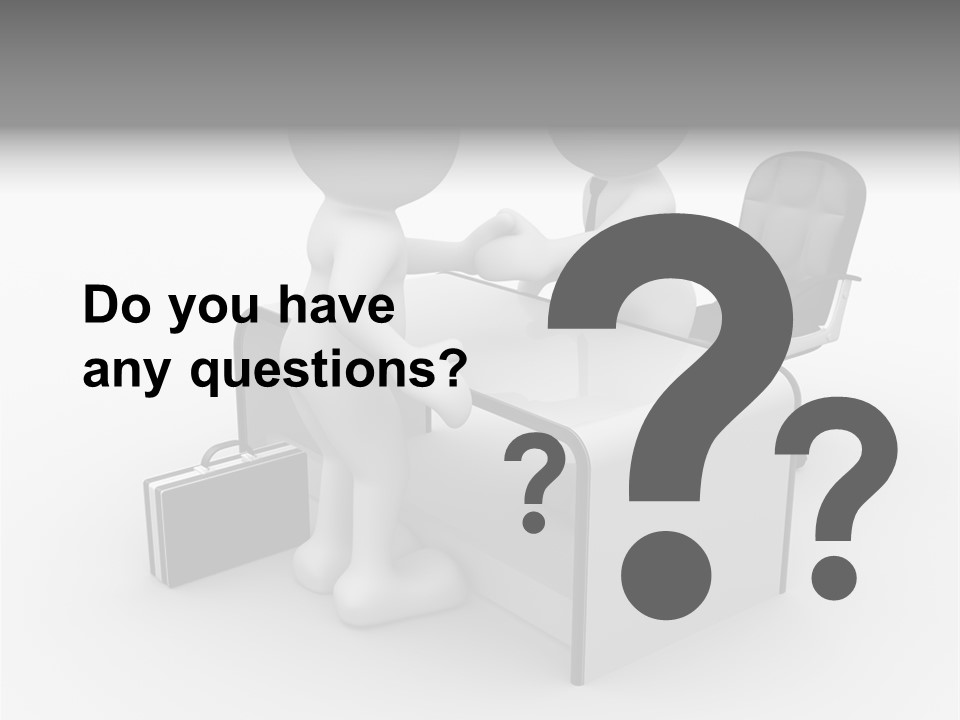 Table Business Job PowerPoint Template