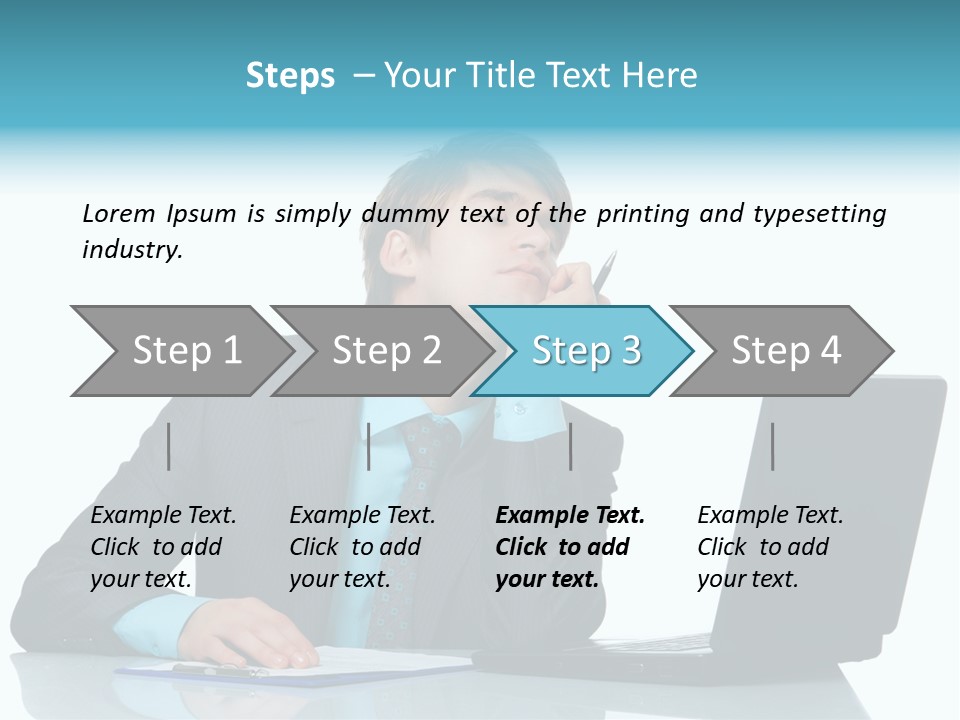 Workaholic Day Relax PowerPoint Template